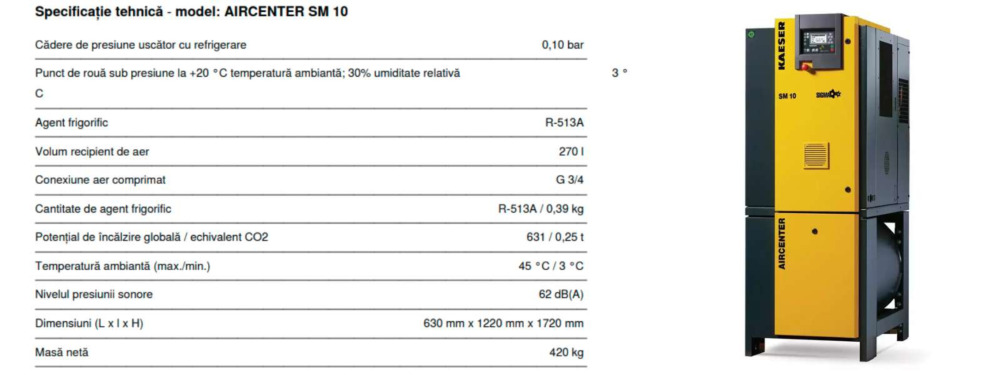 Compresor cu șurub Kaeser AIRCENTER SM 10 