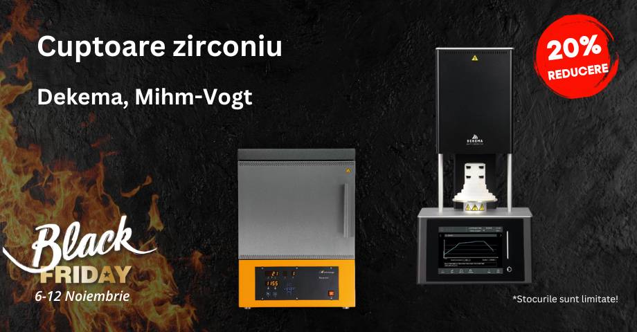 Promoție Black Friday! Cuptoare sinterizare zirconiu Mihm-Vogt și Dekema!