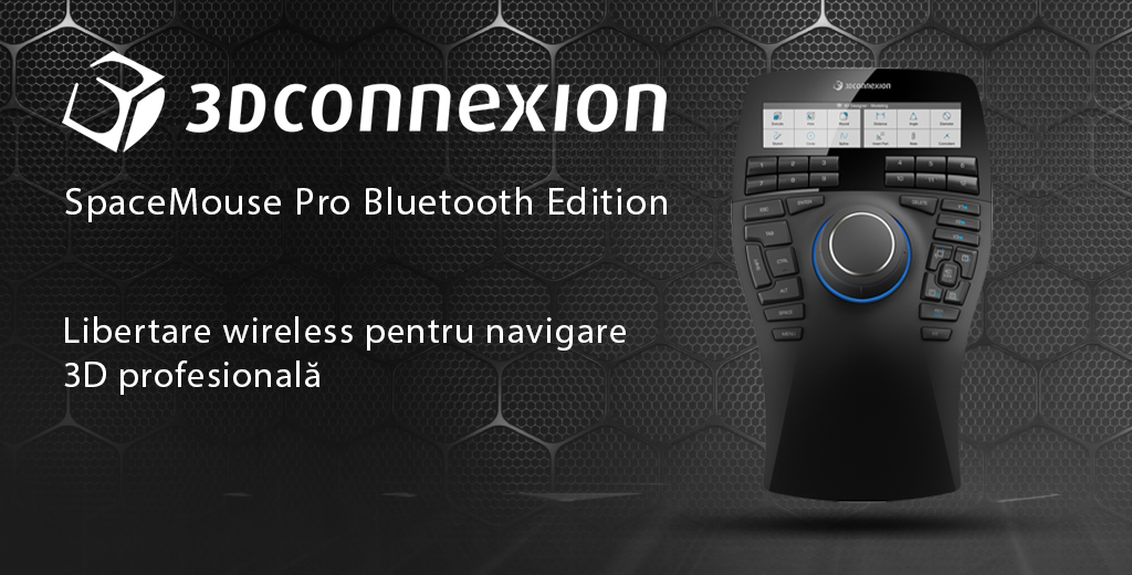3Dconnexion SpaceMouse Enterprise – Control 3D avansat pentru exocad 3Dconnexion SpaceMouse Enterprise – Control 3D avansat pentru exocad