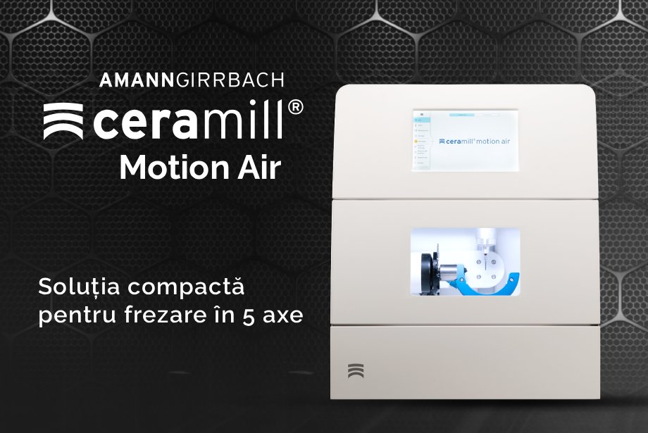Ceramill Motion Air – puterea frezării pe 5 axe, într-un format compact Ceramill Motion Air – puterea frezării pe 5 axe, într-un format compact