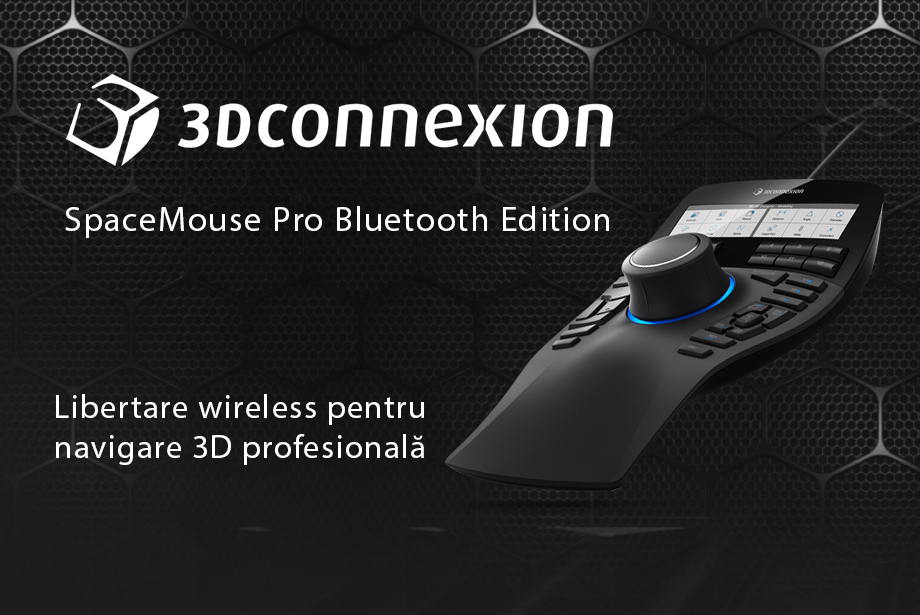 3Dconnexion SpaceMouse Enterprise – Control 3D avansat pentru exocad 3Dconnexion SpaceMouse Enterprise – Control 3D avansat pentru exocad