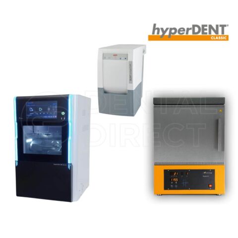 Pachet CAD CAM - Mașină de frezat Dental Plus BXL5 + Holder premilled-abutments + Software hyperDENT + Aspirator Renfert Compact CAM + Cuptor sinterizare TABEO 1M