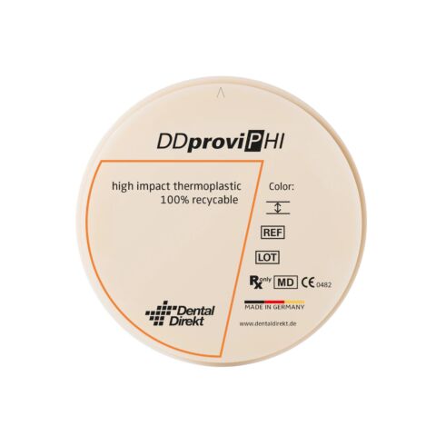 disc pmma dental direkt dd provi p hi 98 20mm