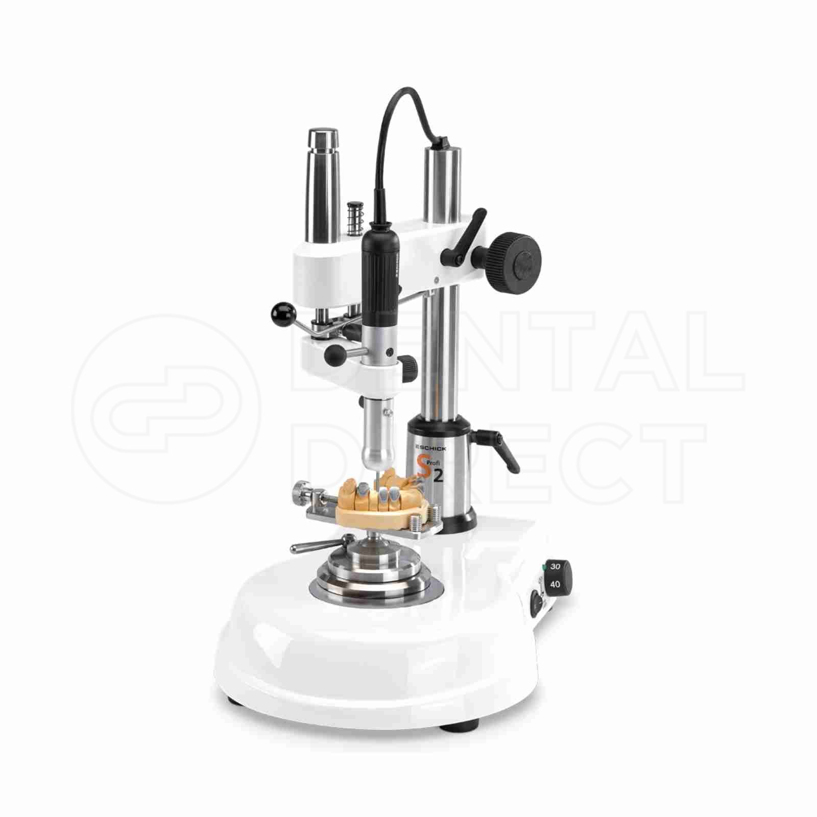 歯科　W&H PROFIN 967 A1,2 2:1 歯周病学基礎実習用顎模型(歯槽歯肉ピンク色・D咬合器つき) [PER1032