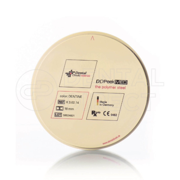 Disc PEEK pentru CAD CAM biocompatibil DDpeekMED - Dental Direkt ...