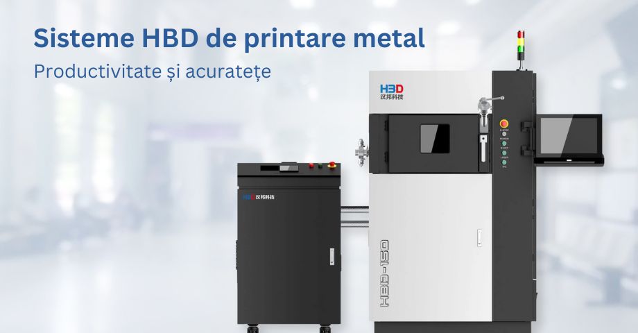 Imprimanta 3D pentru metal: CoCr și Titanium - SLM Selective Laser Melting Technology