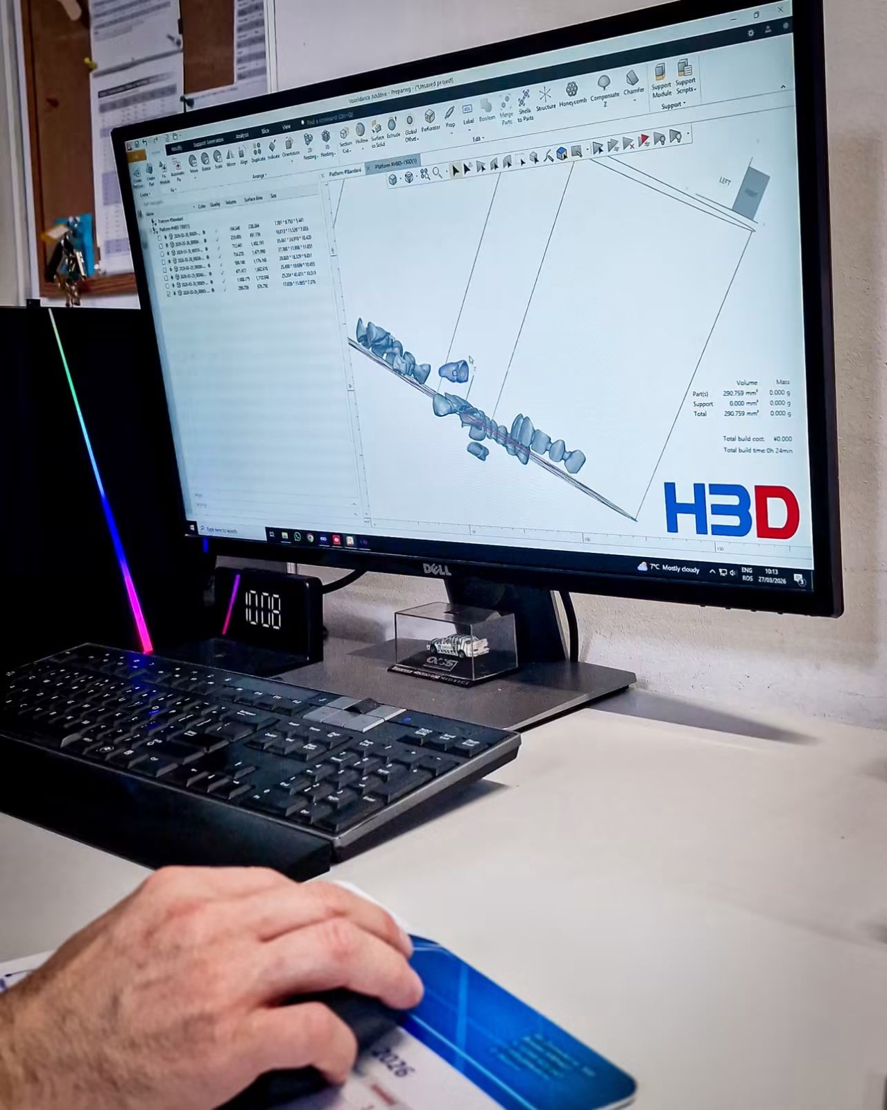 Instalare mașină SLM de la HBD - 150 Flex Edition - Dual Laser în laborator dentar SKY DENT, Râșnov 3