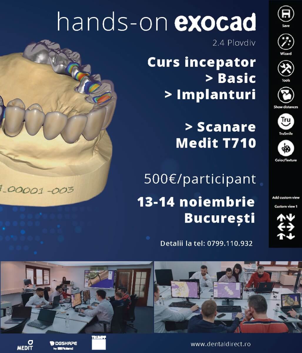Curs Exocad Basic pentru incepatori