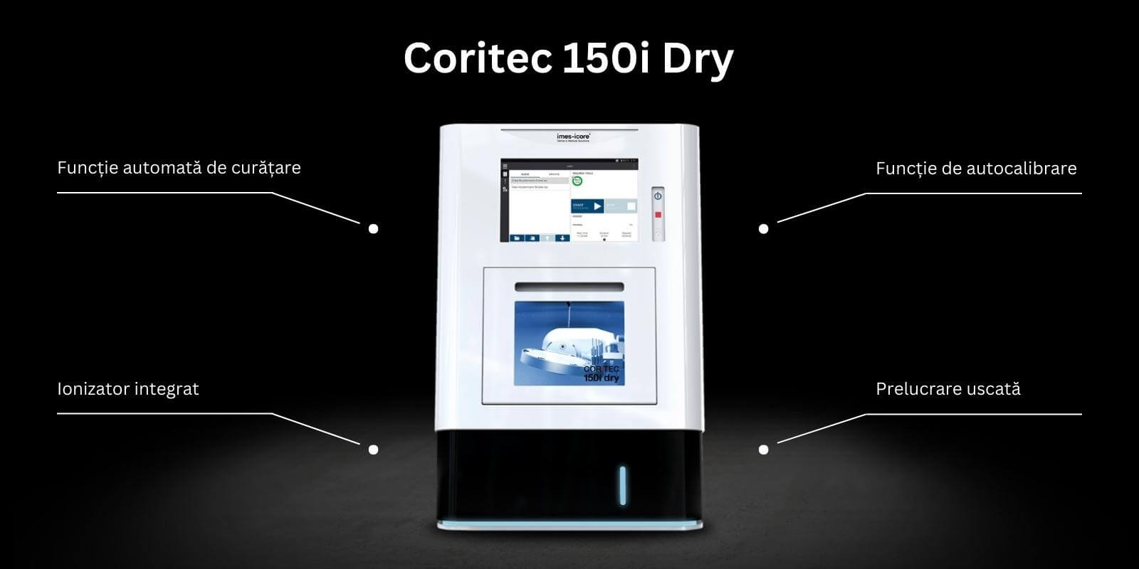 Mașină de frezare în 5 axe Coritec 150i Dry (Imes-Icore)